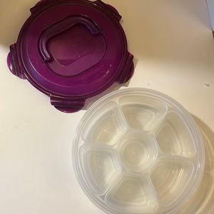 Plastic Container Storage Box Locking Lid